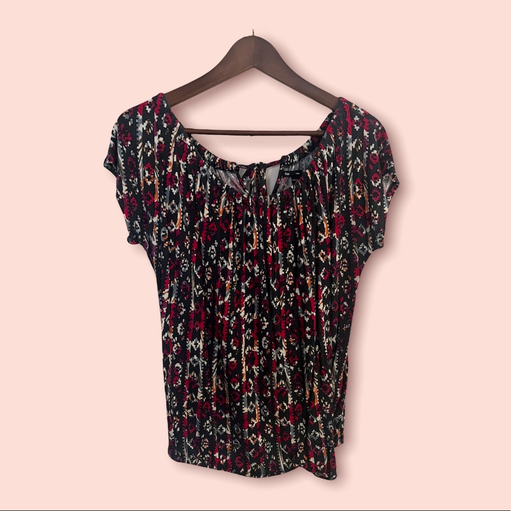 Gap Cotton Short Sleeve Blouse